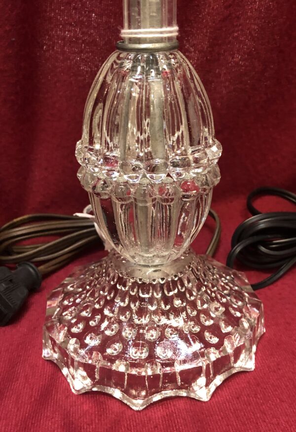 Pair of Glass Boudoir Lamps - Image 4
