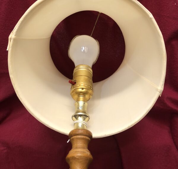 Retro Wood Tri Leg Lamp - Image 3