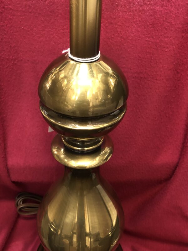 Vintage Dark Brass Lamp - Image 2