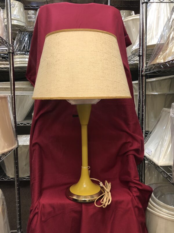 Vintage Yellow Lamp