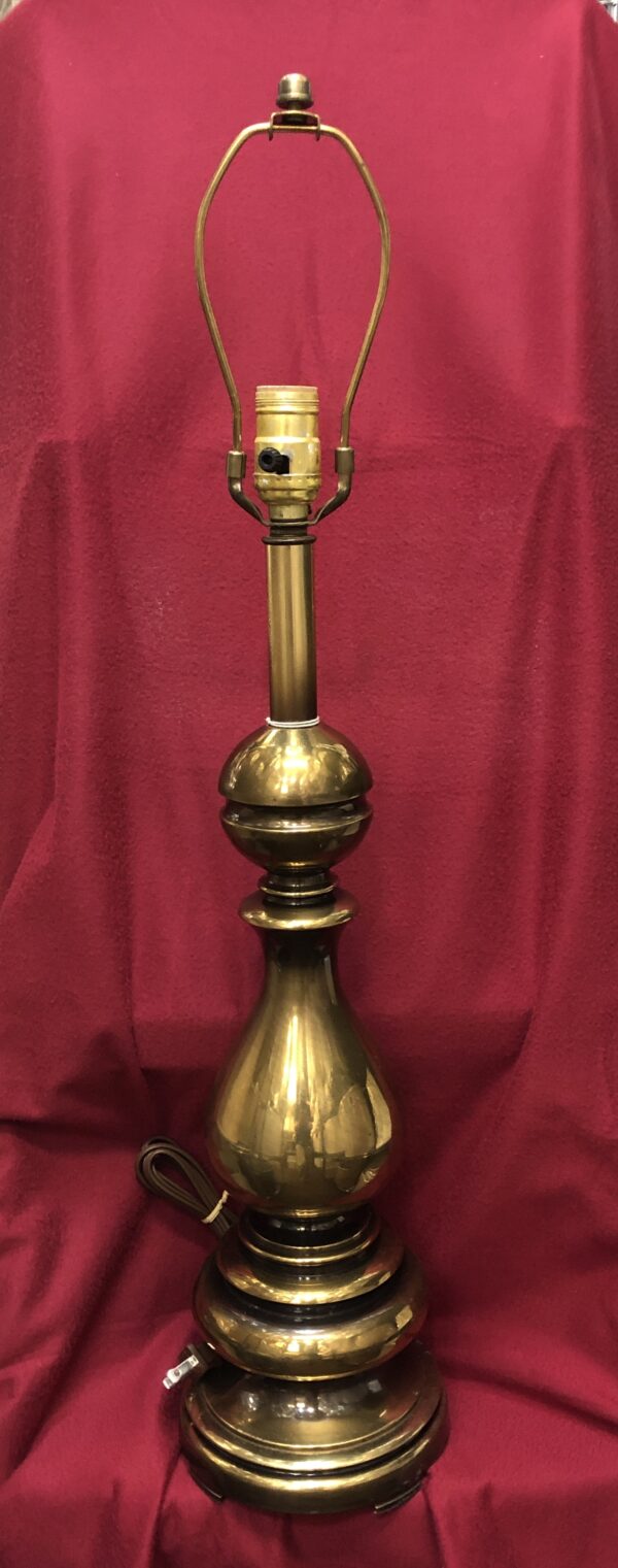 Vintage Dark Brass Lamp