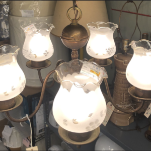 Vintage Brass Chandelier